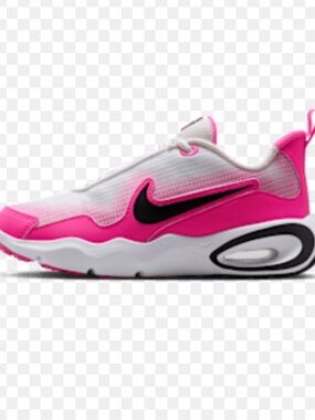 Nike air max Kids Pink and Black Athletic Sneakers